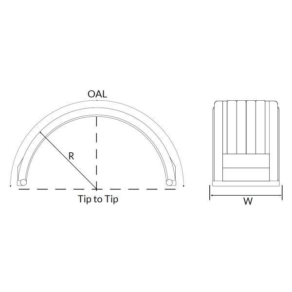 Mudguard Thermoplastic Mudguards > IT570-ADJ - Image 2